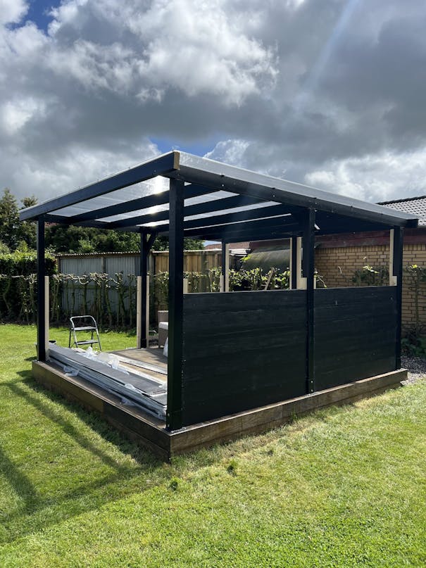 Fra sandkasse til overdækket terrasse Fra sandkasse til overdækket terrasse